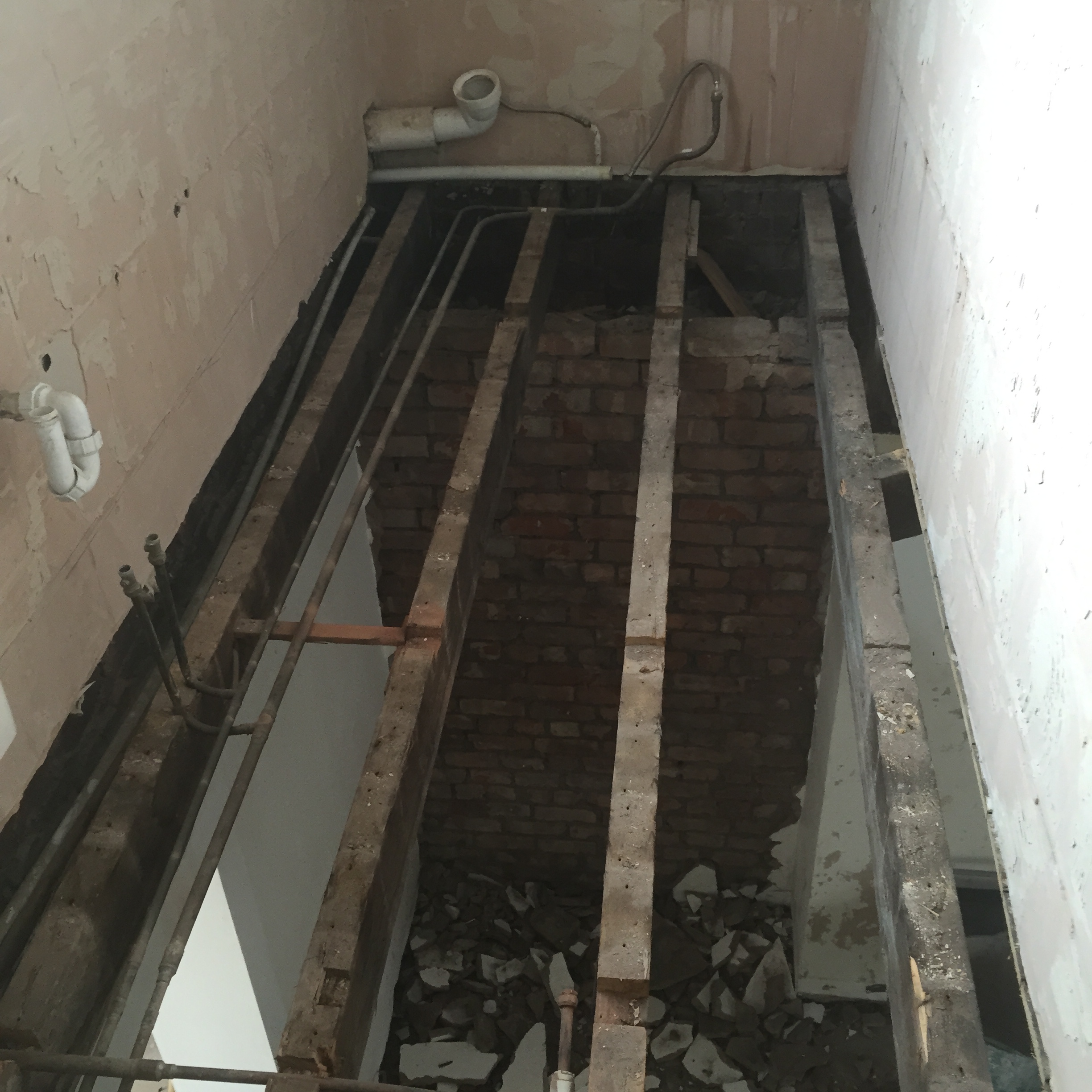 Home damaged by a major water leak